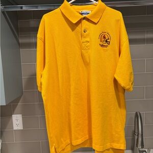 Vintage 90s Arizona State Sun Devils SunAngel Gold Polo Shirt XL Oversized